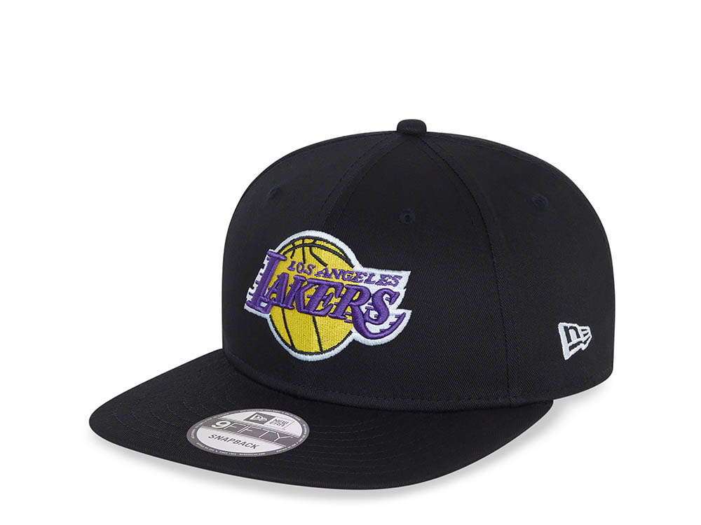 New Era Los Angeles Lakers Black 9Fifty Snapback Casquette