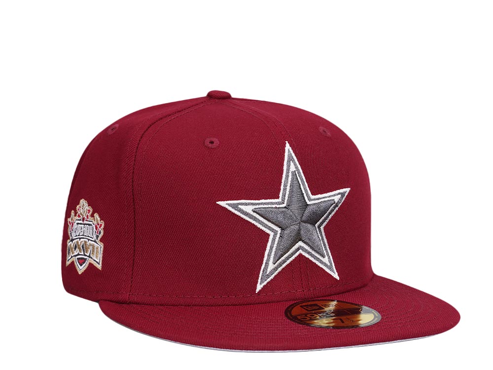 New Era Dallas Cowboys Super Bowl XXVII Smooth Red Edition 59Fifty Fitted Casquette