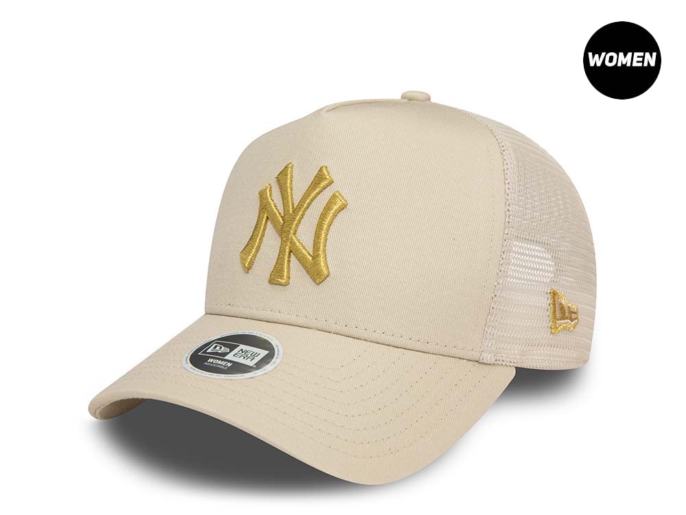 New Era New York Yankees Stone Trucker Womens 9Forty A Frame Snapback Casquette