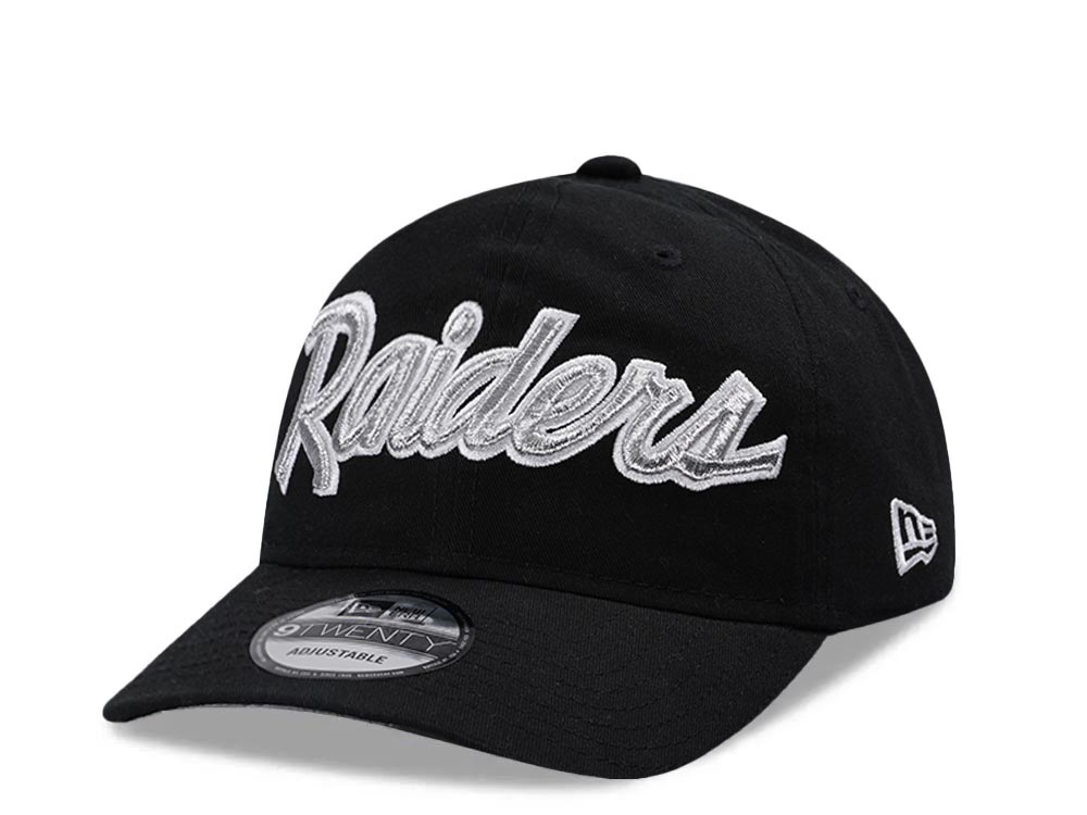 New Era Las Vegas Raiders Black Classic Edition 9Twenty Strapback Casquette