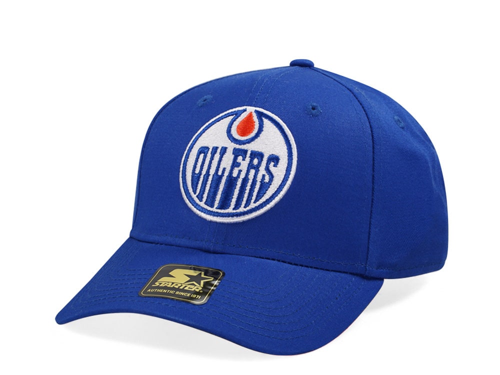 Starter Edmonton Oilers Score Cotton Twill Curved Snapback Casquette