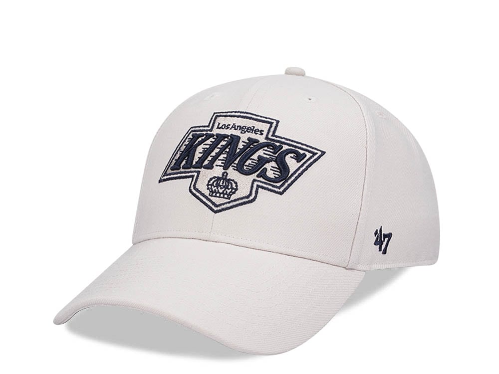 47Brand Los Angeles Kings Vintage Bone MVP Snapback Casquette