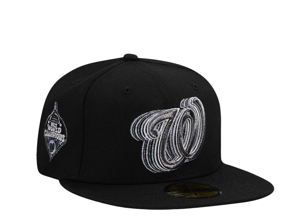 New Era Washington Nationals World Series Champs 2019 Cascading Metallic Edition 59Fifty Fitted Casquette