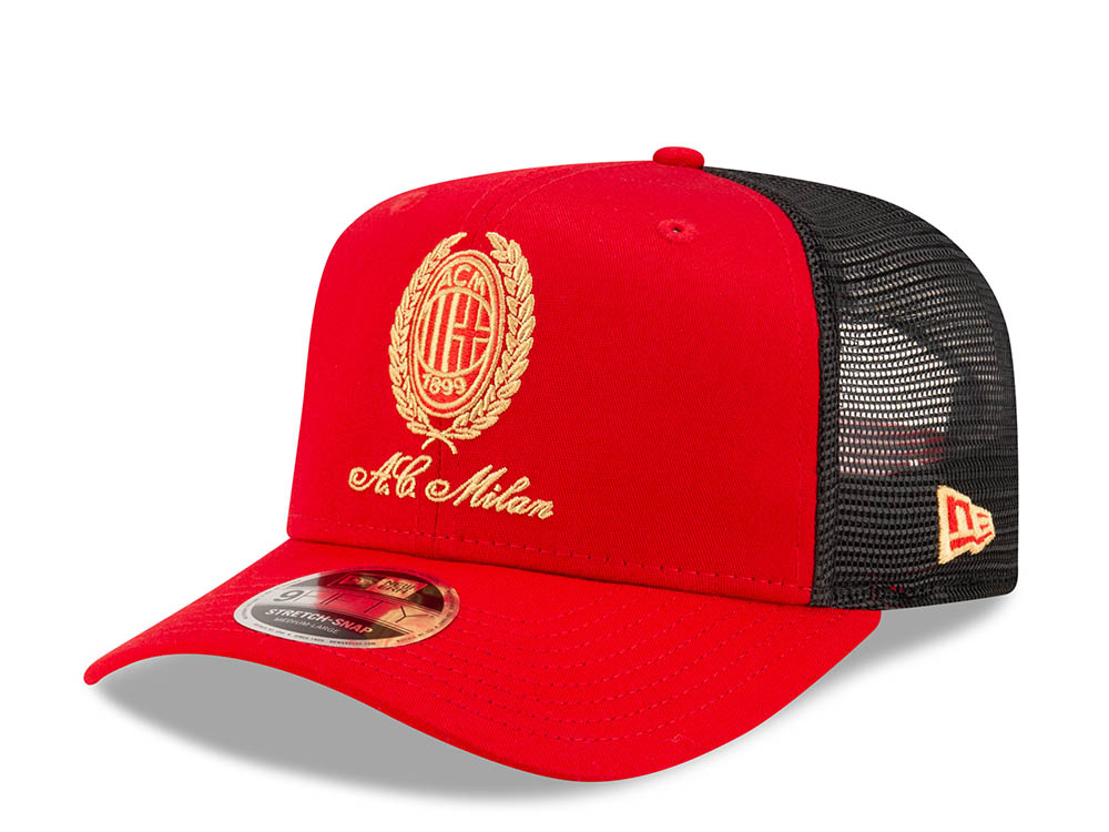 New Era AC Milan Heritage Gold Trucker 9Fifty Stretch Snapback Casquette