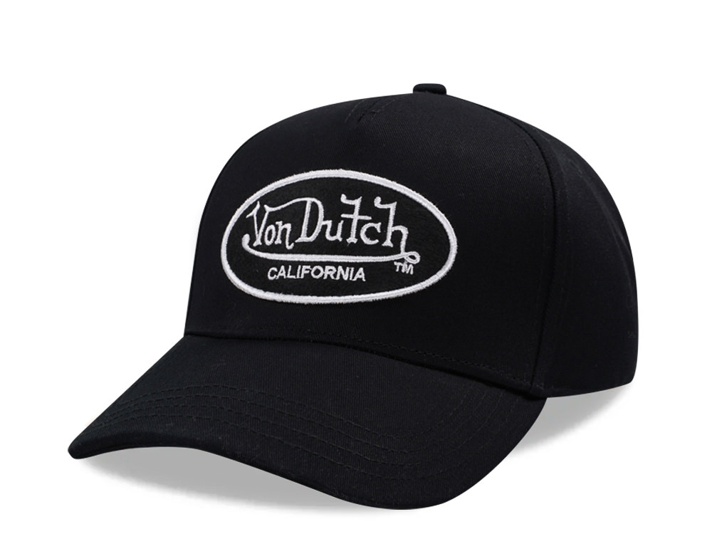 Von Dutch Oval Patch Black Edition Strapback Casquette