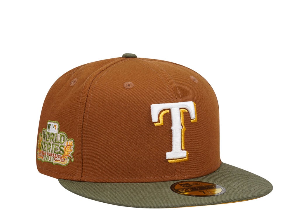 New Era Texas Rangers World Series 2011 Two Tone Edition 59Fifty Fitted Casquette