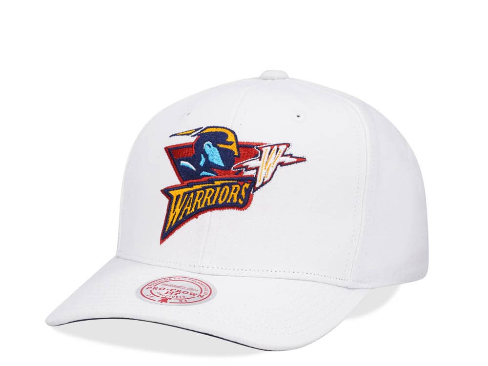 Mitchell & Ness Golden State Warriors All in Pro White Snapback Casquette