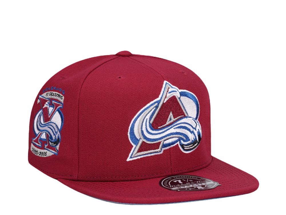 Mitchell & Ness Colorado Avalanche 10 Seasons Edition Dynasty Fitted Casquette