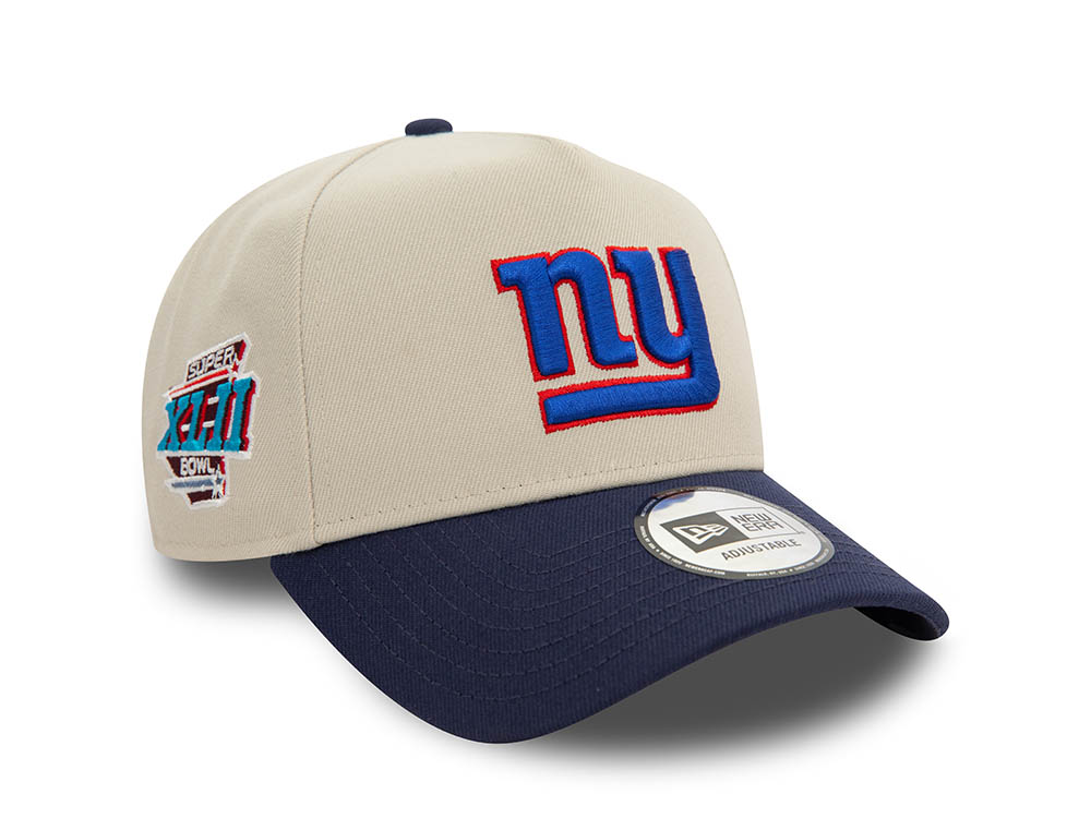 New Era New York Giants Super Bowl XLII Chrome Two Tone A Frame Snapback Casquette