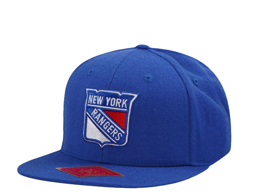 American Needle New York Rangers Blue Snapback Casquette