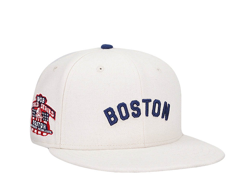 New Era Boston Americans World Series 1903 Melton Throwback Elite Edition 59Fifty Fitted Casquette