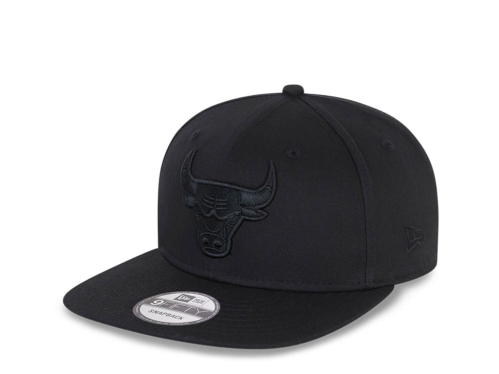 New Era Chicago Bulls All Black 9Fifty Snapback Casquette