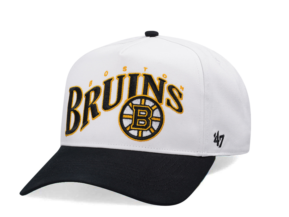 47Brand Boston Bruins White Wave Hitch Snapback Casquette