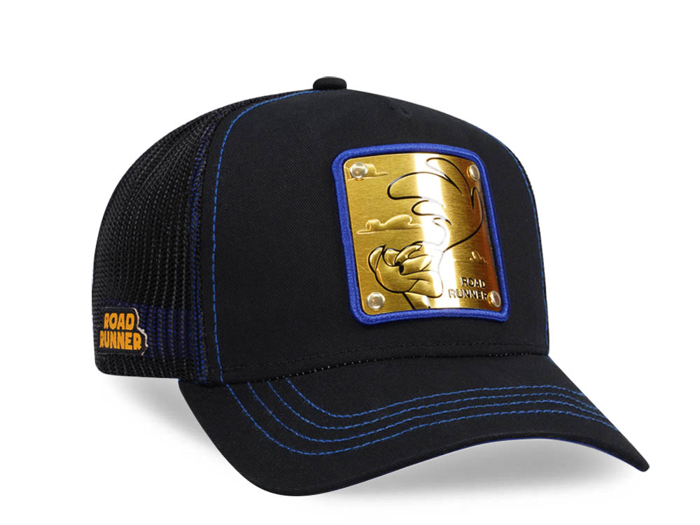 Capslab Looney Tunes Road Runner Black Trucker Snapback Casquette